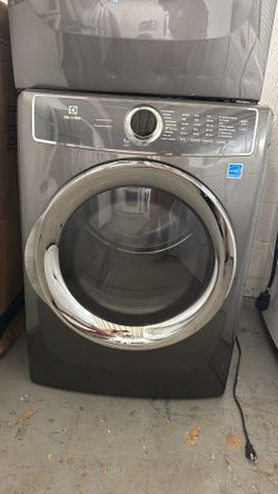 Electrolux Front Load Gas Dryer with Steam - Titanium / Gray