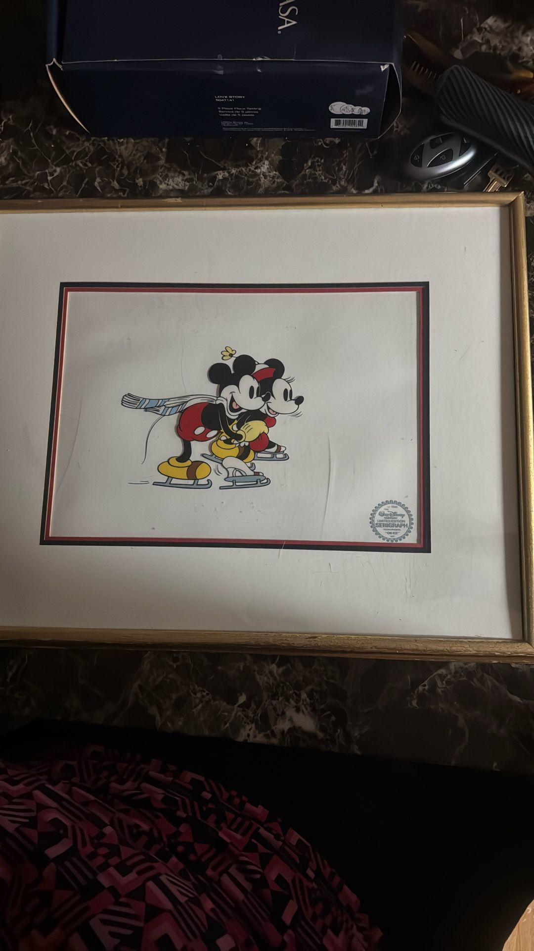 1935 The Walt Disney Company Limited Edition Serigraph The Skating Lesson 