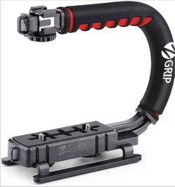 New Zeadio Video Action Stabilizing Handle Grip Handheld Stabilizer with Cold-Shoe Mount for All DSLR Camera Camcorder