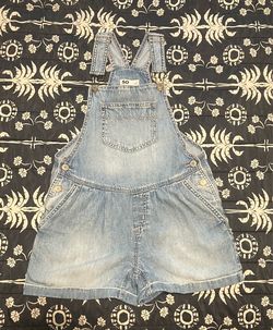 Girl’s Light Weight Denim Short Overalls