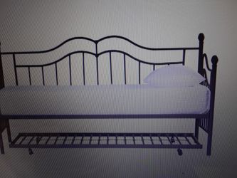 Free Day Bed with Plush King or Queen Mattress Set