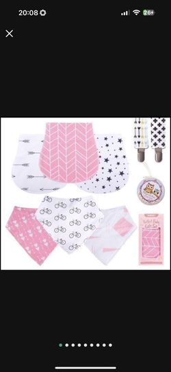 6 PCS Random Color Cute Infant Baby Bibs Soft Cotton Tela girl Or girl Comfortable Bib Burp Cloths