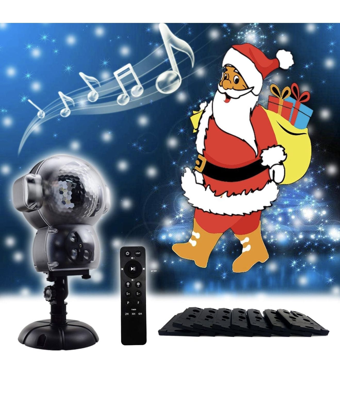 3in1 HALLOWEEN/CHRISTMAS/EASTER PROJECTOR with MUSIC