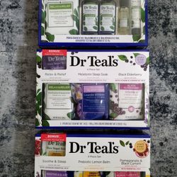 Dr Teals Epsom Salt Box Set New