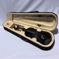 Brand New Black Crescent Violin Multiple Sizes Available