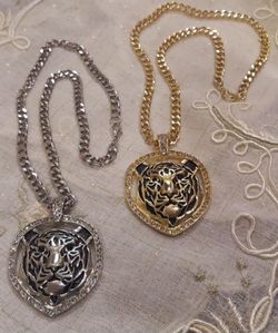 GOLD & SILVER CHAINS NECKLACE  ( $15 EACH!! )