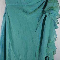 Tadashi Collection long gown iridescent strapless size 6