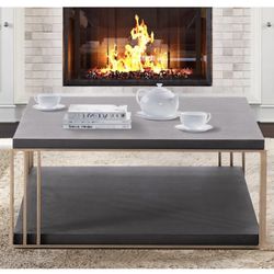 Modern Square Coffee Table – Excellent Condition