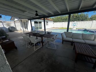 Outdoor Wood table and chairs