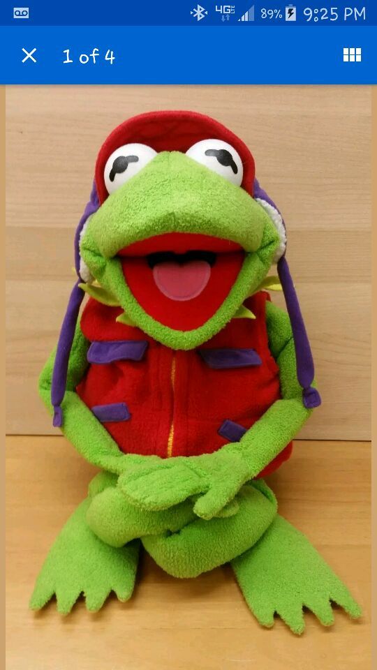 Macy's Parade vintage Kermit the frog plush toy