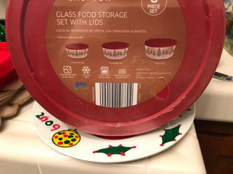6 Piece Glass Food Storage Set with Lids