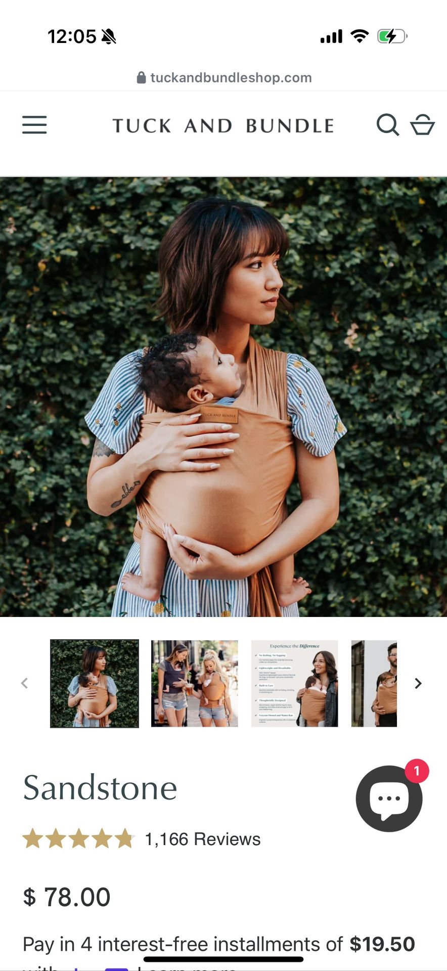 Tuck and Bundle Baby Carrier