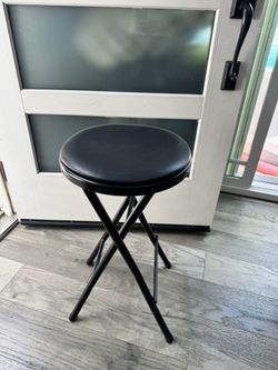 Leather Stool 