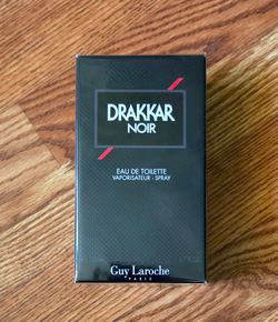 DRAKKAR NOIR 6.7oz  - MEN'S COLOGNE  - Brand New-Sealed   - FIRM PRICE ⬅️