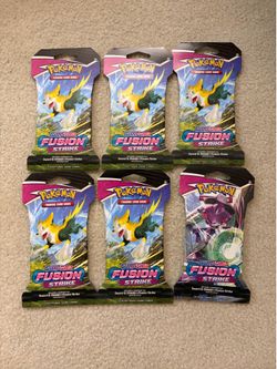 Fusion Strike Sleeved Booster Pack Pokemon Card TCG