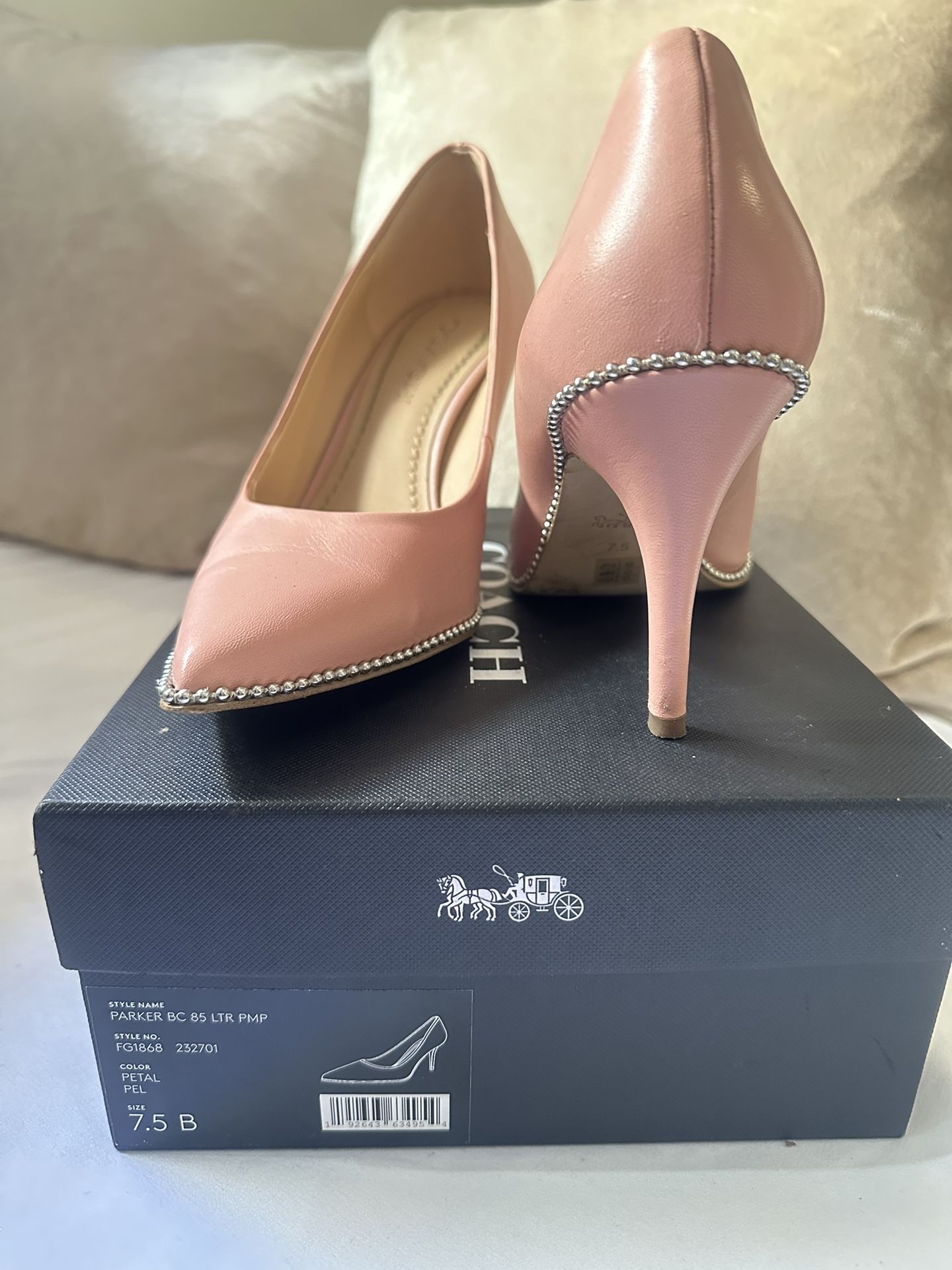 Coach Heels Pink