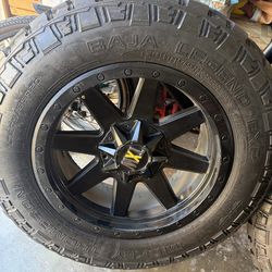 20" TXW RIMS & MICKEY THOMPSON TIRES