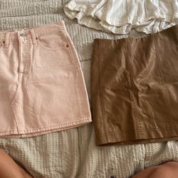 Free People Clothing Bundle, $235 Value! Skirts & Top