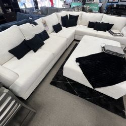 Cozy White Sectional ☁️✨