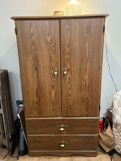 Antique wooden armoire