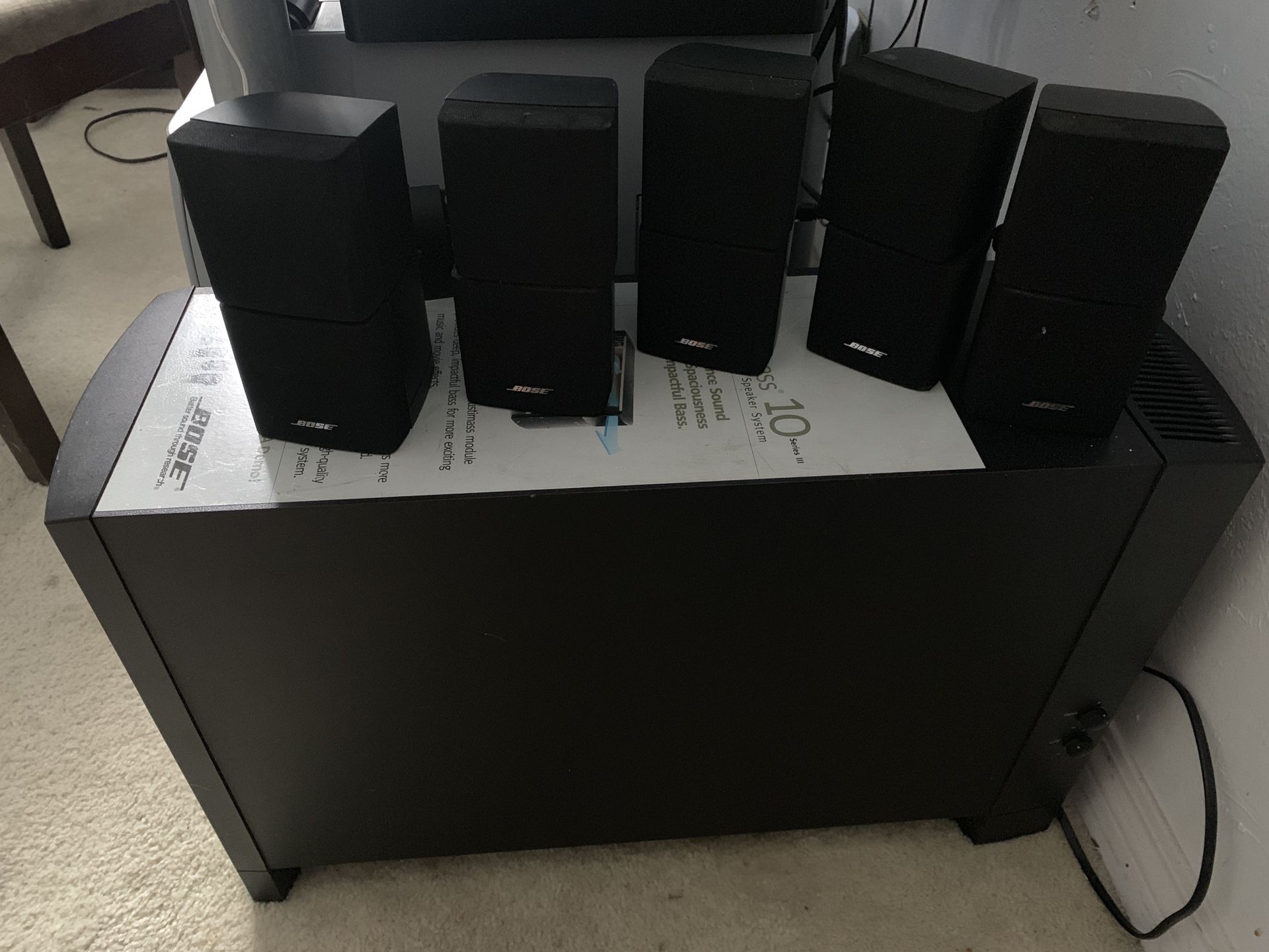 Bose Acoustimass 10 series III Systems