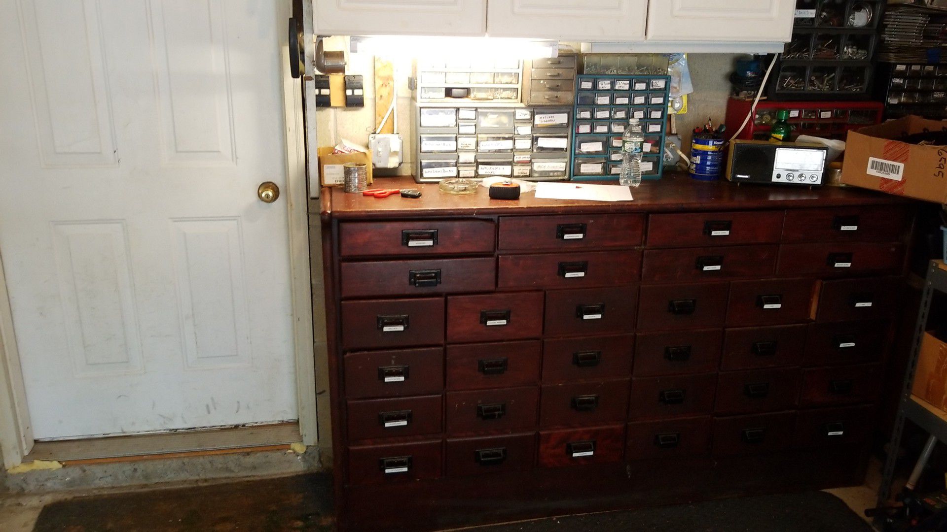 Antique- 32 Drawer Apothecary/Printers cabinet