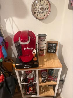 coffee stand or microwave