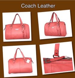 NWT! 💯%Authentic Coach Leather Handbag.