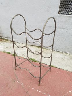 Metal Wine Rack - Holds 8 Bottles - $5 OBO!