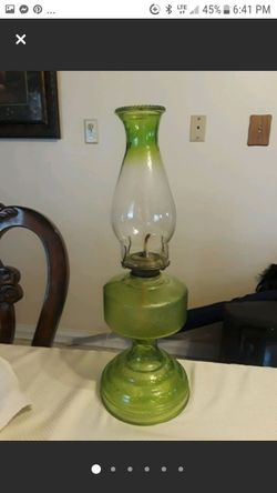 Vintage Eagle Oil Kerosene Lamp