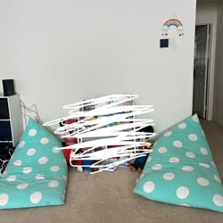 2 Big Heavy Floor Pillows For reading Kids The Covers Cand Be Washable Need Them Gone ASAP 15 $ Both