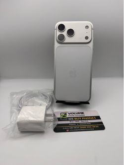 17 pro max 256gb Unlocked All Carriers Silver MINT