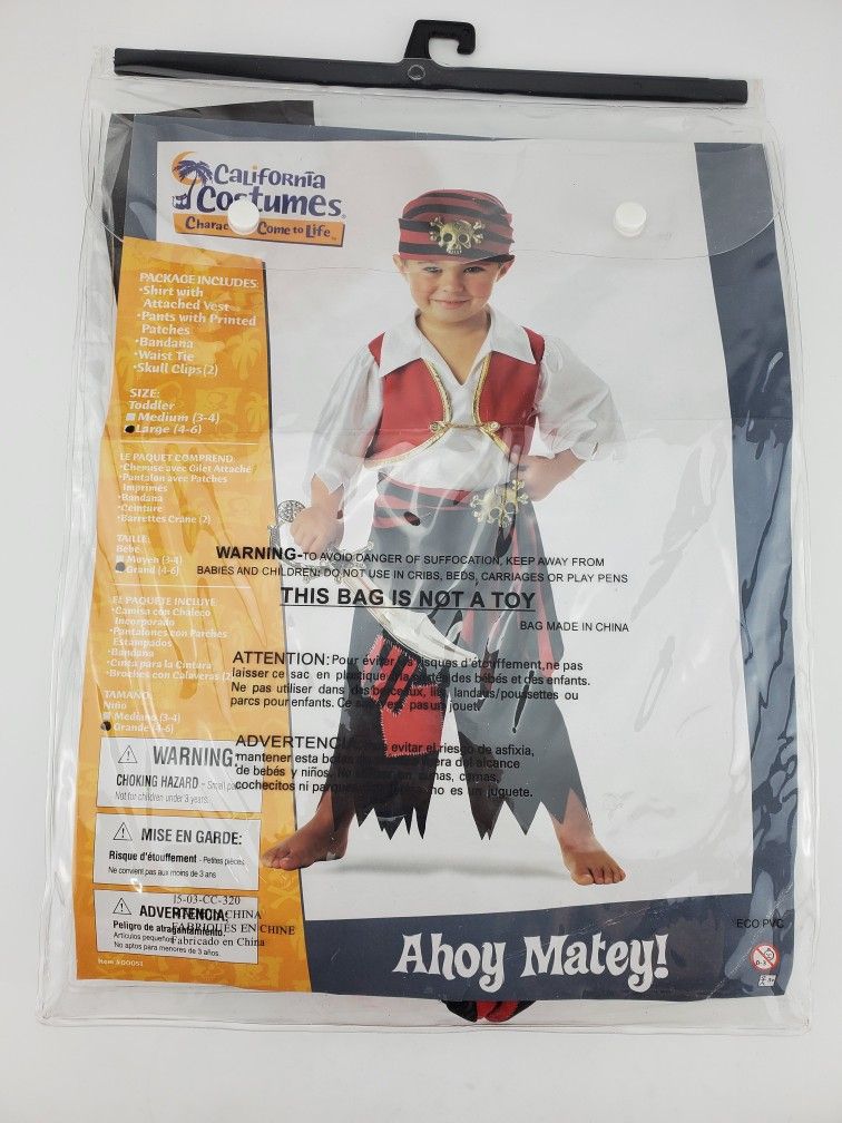 Toddler Pirate Halloween Costume
