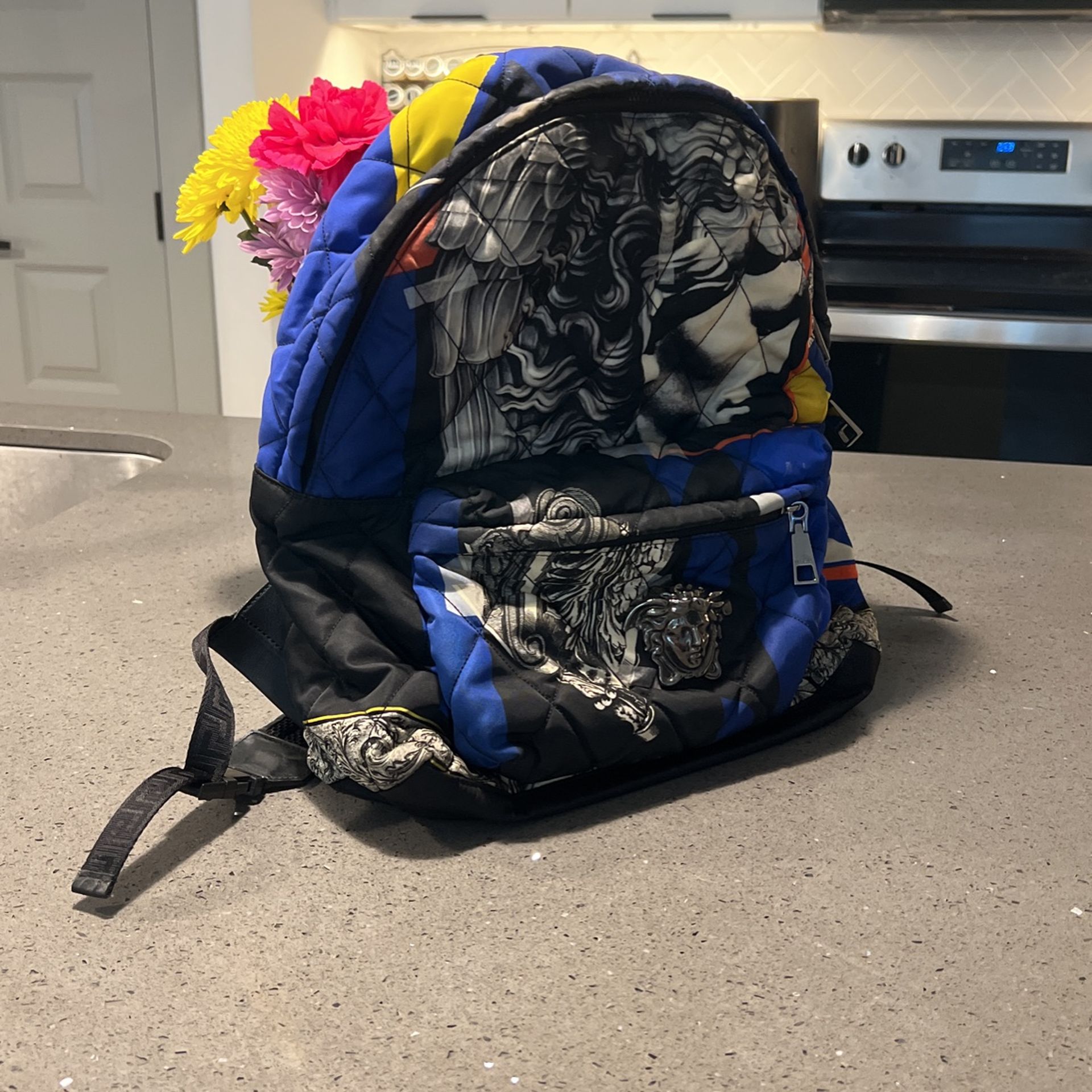 Versace Nylon Backpack
