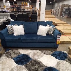 Ellis Navy Sofa Reduced To 25% Off 