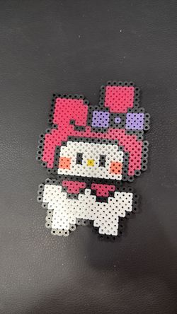 My Melody perler bead