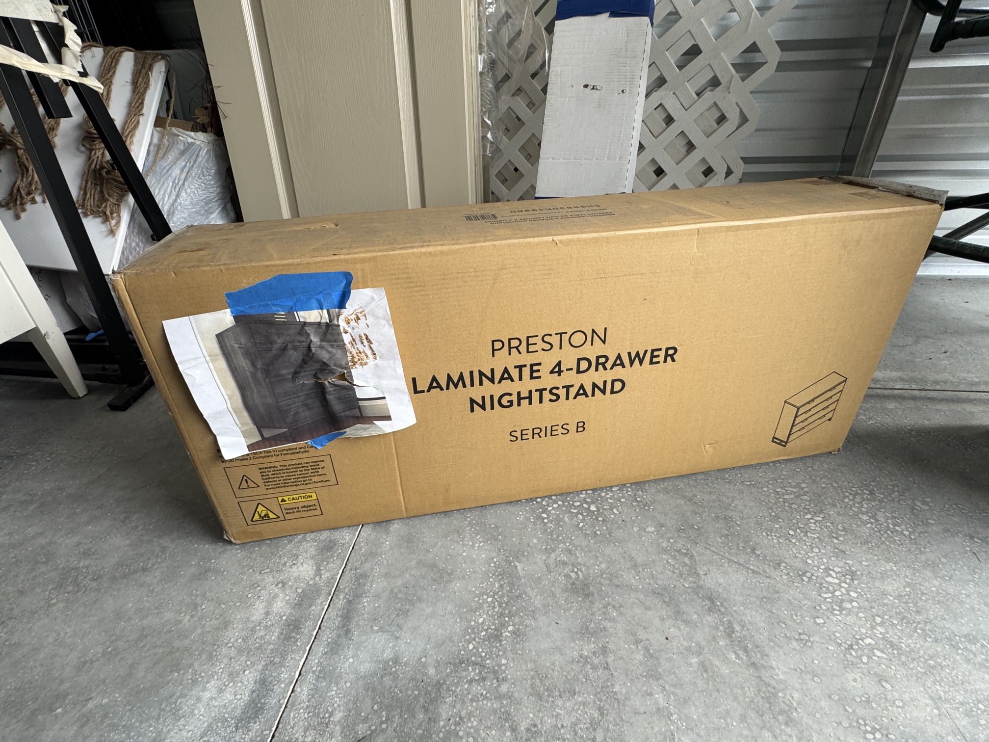 Brand New Black Driftwood Dresser