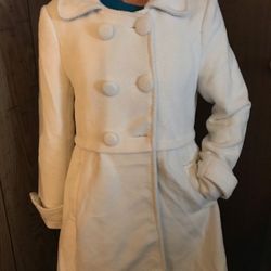Women’s jacket, color white, size Large