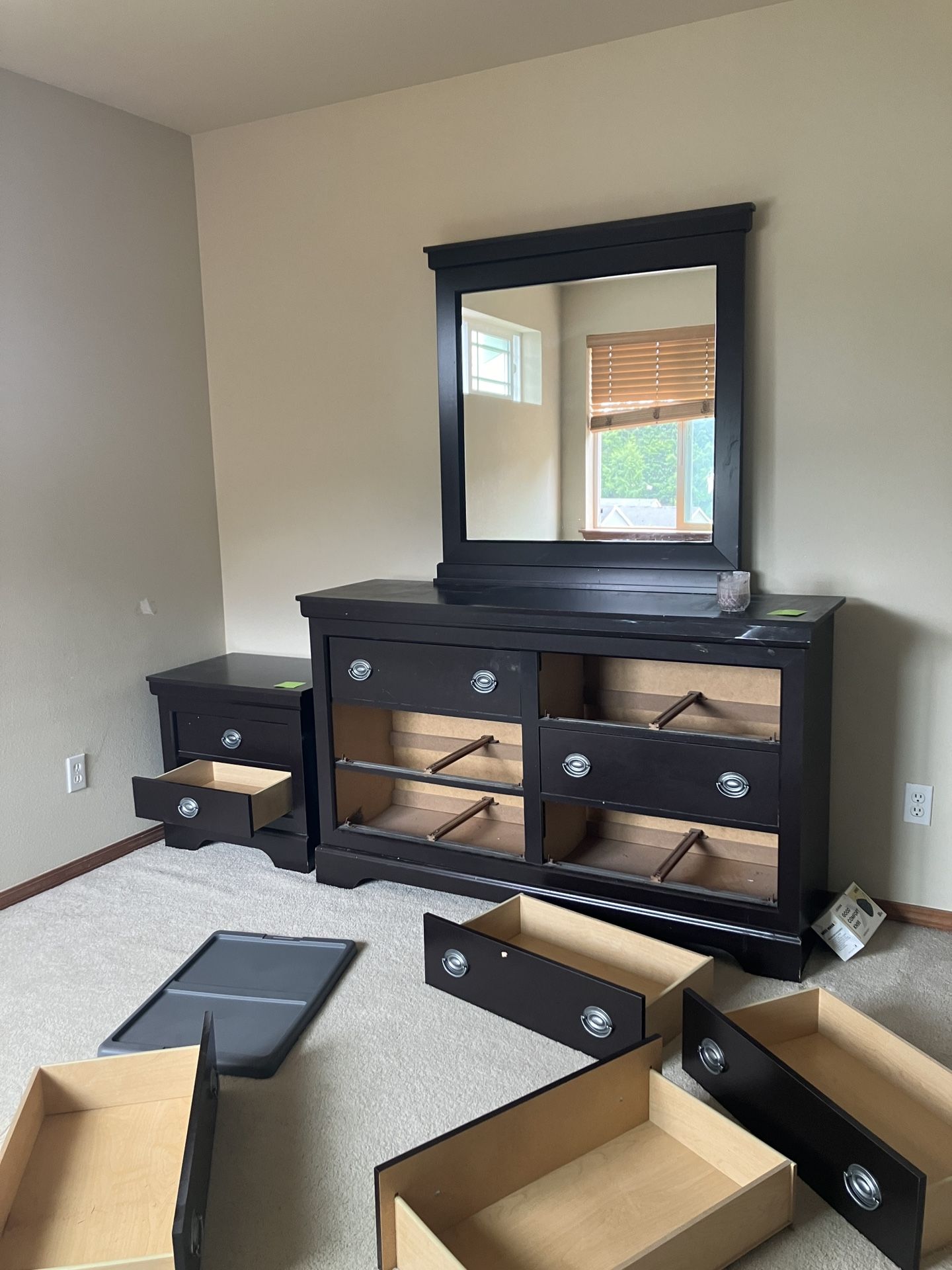 $100 DRESSER + SIDE DRESSER