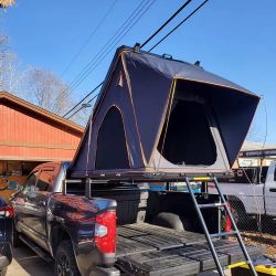 Aluminum Hardshell Roof Top Tent for 2-3 People. Roof Rack & Bed Rack Adaptable