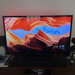 55” LED LG TV W/ Sound Bar — Sell 1pm Today   