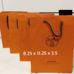 Authentic Hermes Shopping Bag 