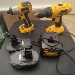 DEWALT DC 825,  IMPACT DRIVER,DEWALT DC759 DRILL. CORDLESS.