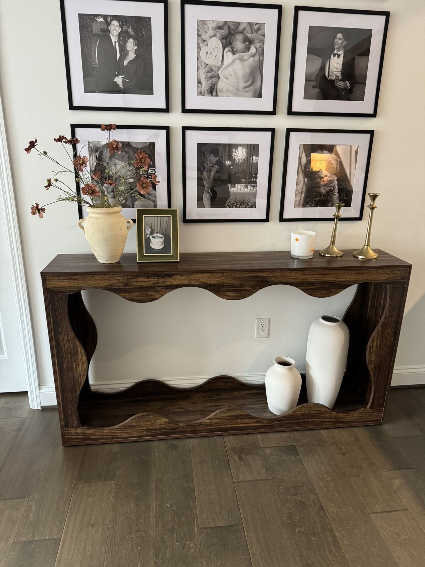 63” Wavy Console Table