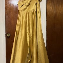 One Shoulder Evening Dress 