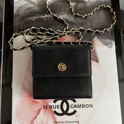 Authentic Chanel Small Bifold Wallet 
