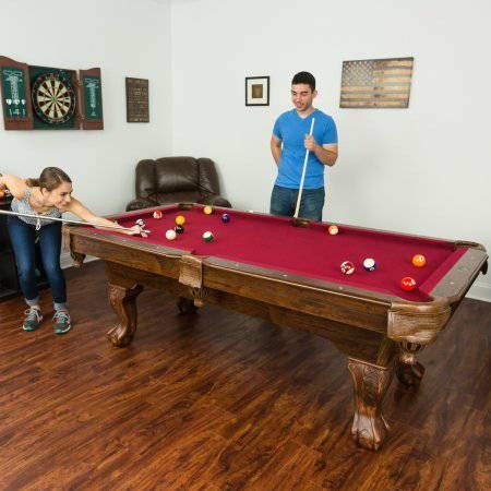 EastPoint Sports 87-inch Brighton Billiard Pool Table, Burgundy