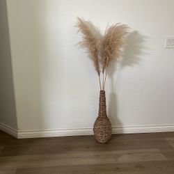 BOHO Style Pampas and Vase
