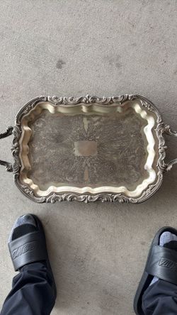 FB ROGERS SILVER TRAY