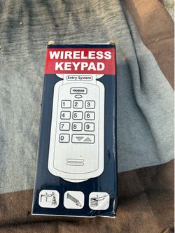 Wireless keypad